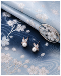 Mai | Sterling Silver Pearl & Cubic Zirconia Stud Earrings