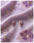 [Nagi] K10 Yellow Gold Natural Amethyst Stud Earrings | Delicate Japanese Craftsmanship | Made in Japan